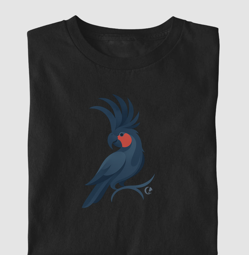 Camiseta - Cacatua das Palmeiras em Movimento