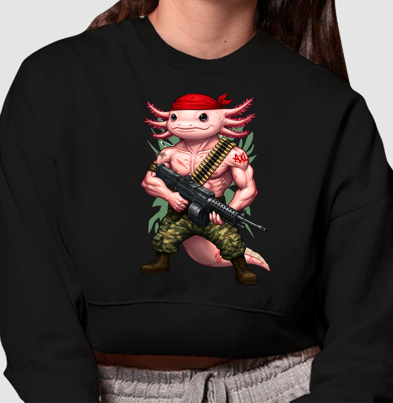 Cropped Moletom - AXL, Rambo (01)
