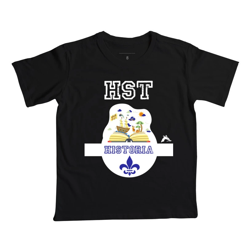  Camiseta Infantil Historia 0035