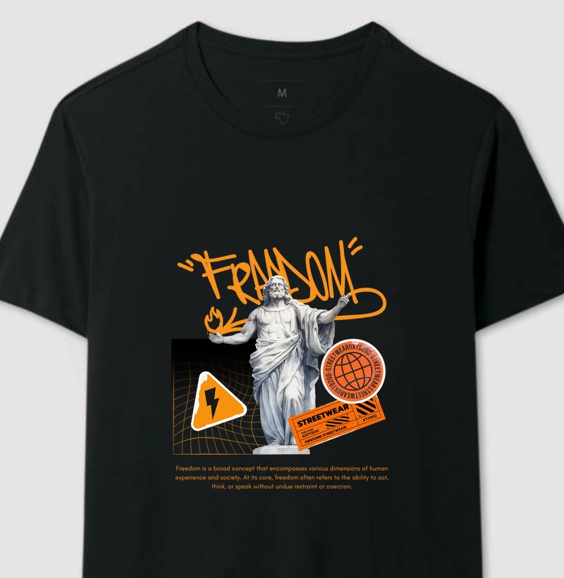 Camiseta Freedom Liberdade