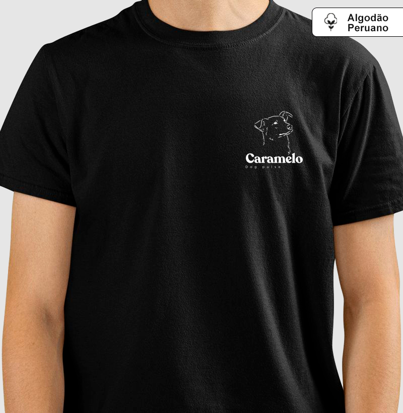 Camiseta Algodão Peruano Dog Pulse - Caramelo Busto