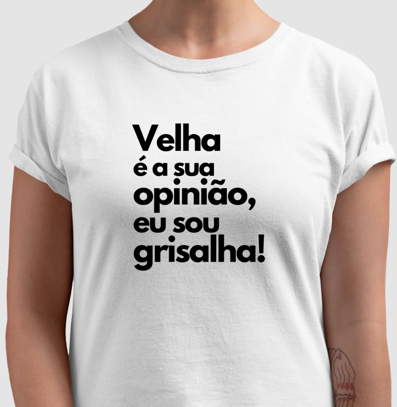 Camiseta Grisalha