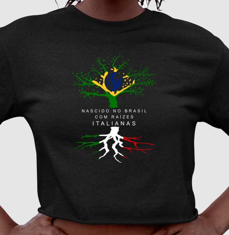Camiseta raízes italianas