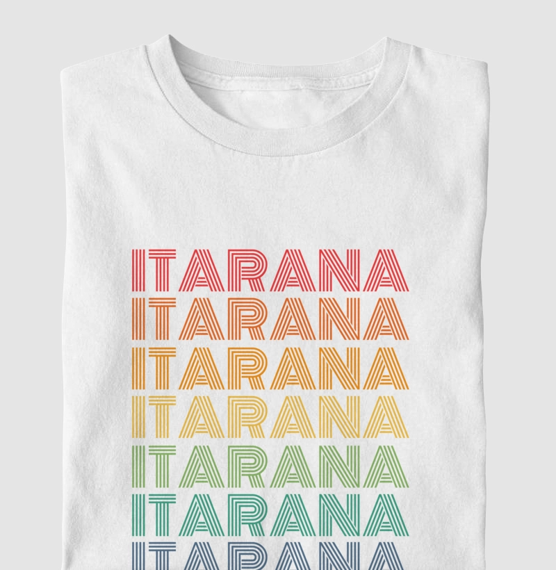 Itarana Letreiro Retrô