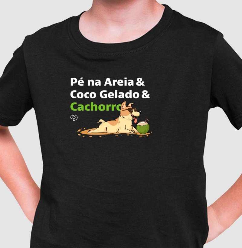 Pé na Areia & Coco Gelado & Cachorro