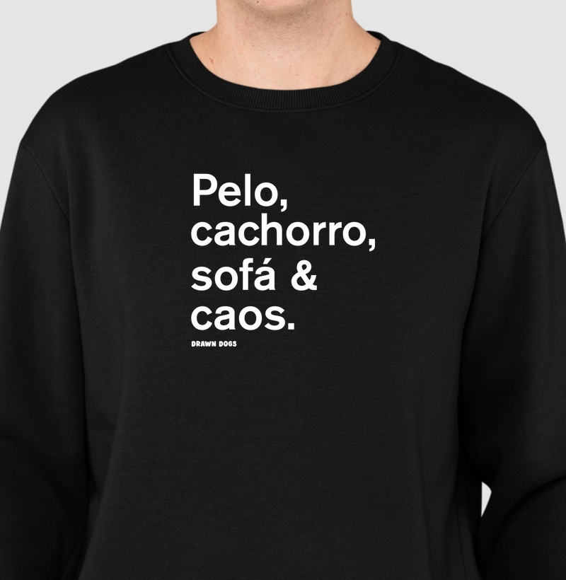 Pelo, cachorro, sofá & caos