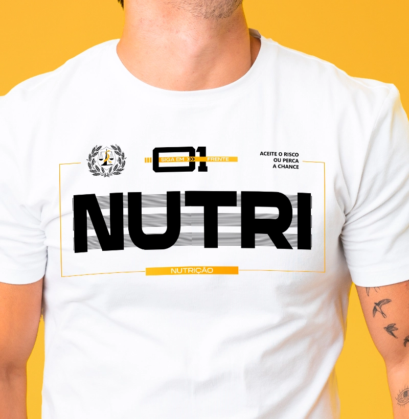Camiseta Nutrição Premium - masculina