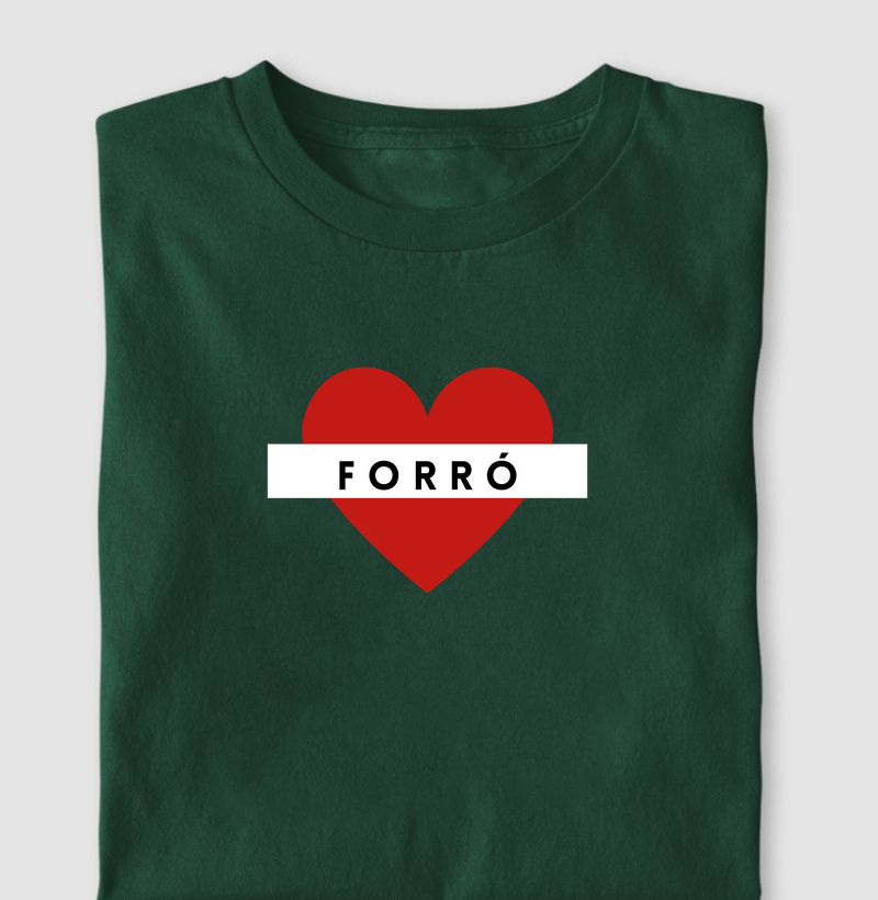 Forró coração grande