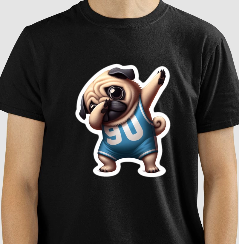 Camiseta Pug Zoando!