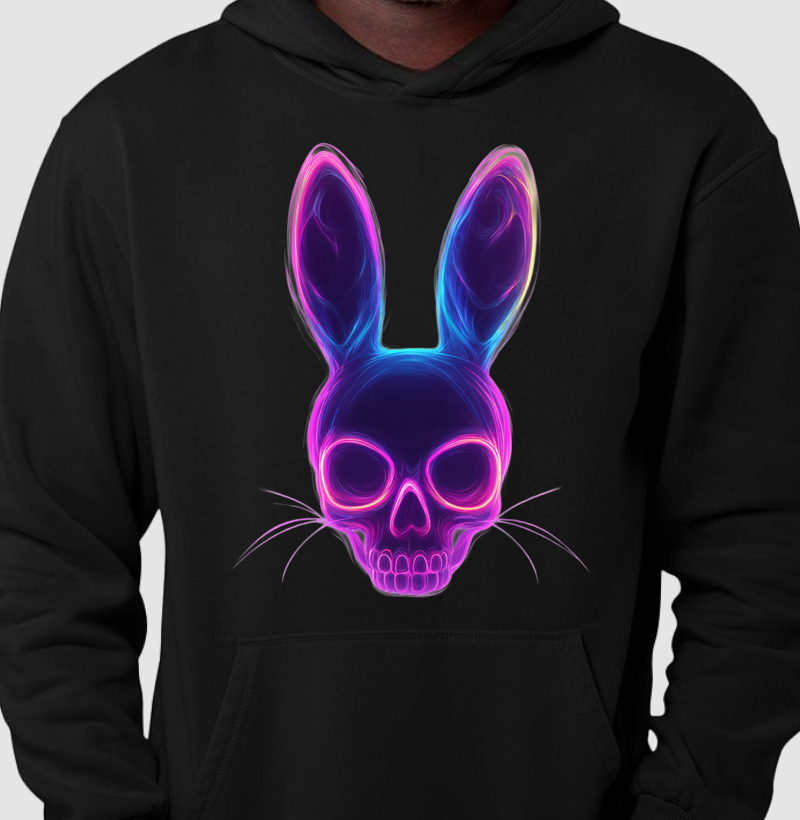 Neon dark rabbit