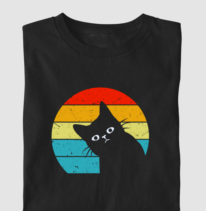 Gato Retrô Curioso