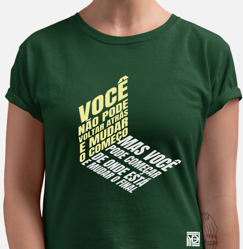 Você não pode voltar atrás e mudar o começo...