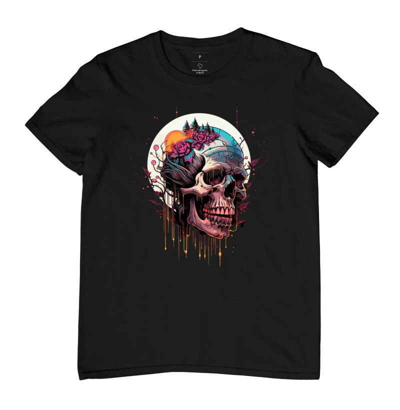 Flowers Skull T-shirt