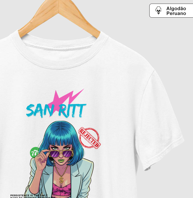 Camiseta Algodão Peruano S★R HELLO LIFE