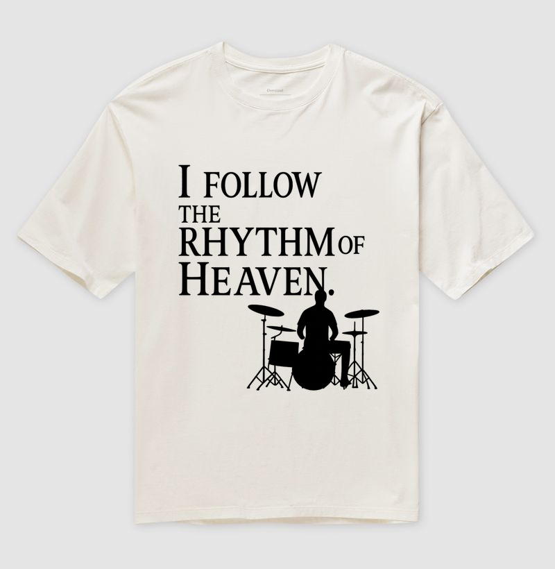 Camiseta oversized - Folllow Drummers