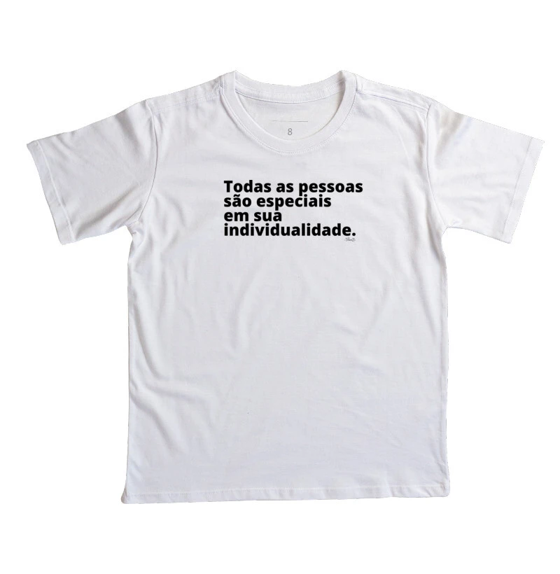 Todas as pessoas são especiais em sua individualidade