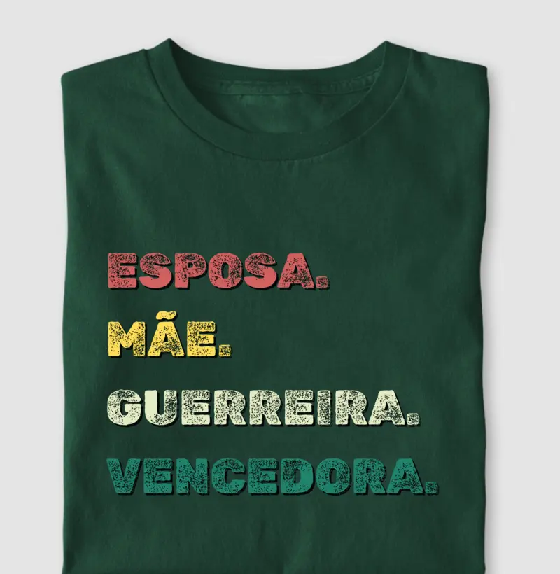 Estampa Mãe - Vencedora