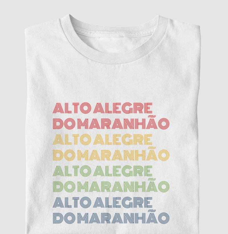 Alto Alegre do Maranhão Letreiro Retrô