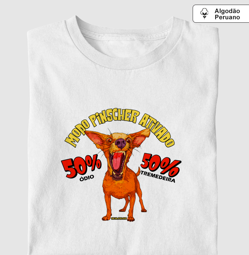 Modo Pinscher Ativado: 50% Ódio, 50% Tremedeira