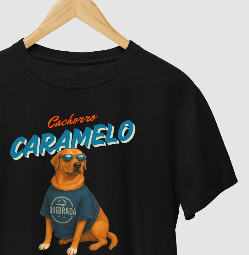 Camiseta Cachorro Caramelo