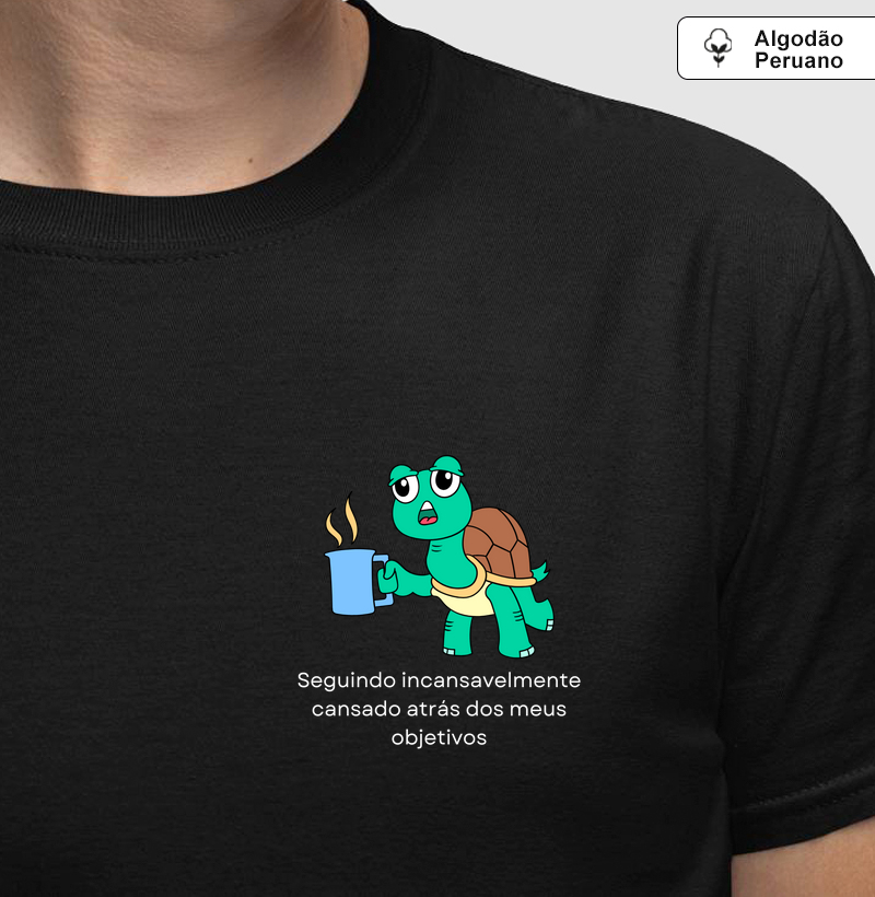 Camiseta Algodão Peruano | Seguindo incansavelmente