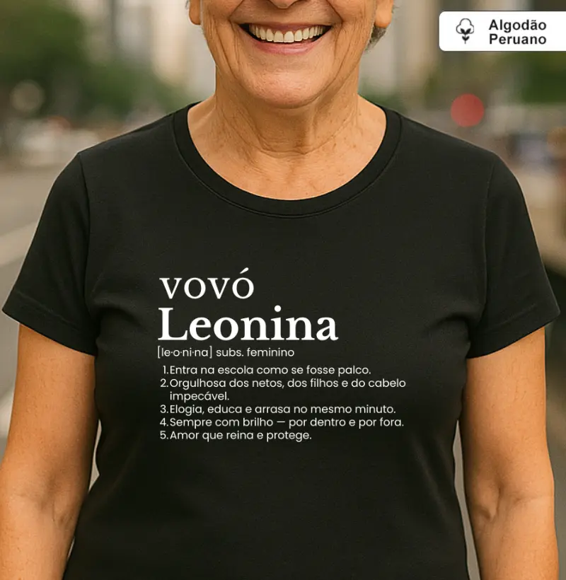 Avó leonina (signos) (algodão peruano)