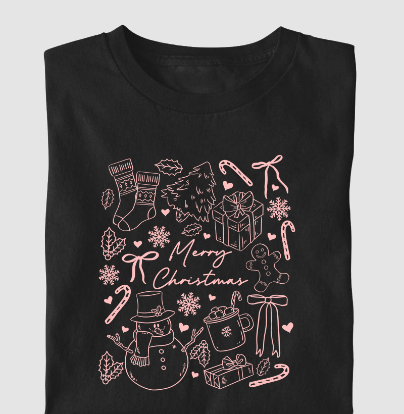 Merry Christmas pink