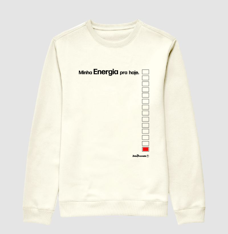 Suéter minha energia para hoje 