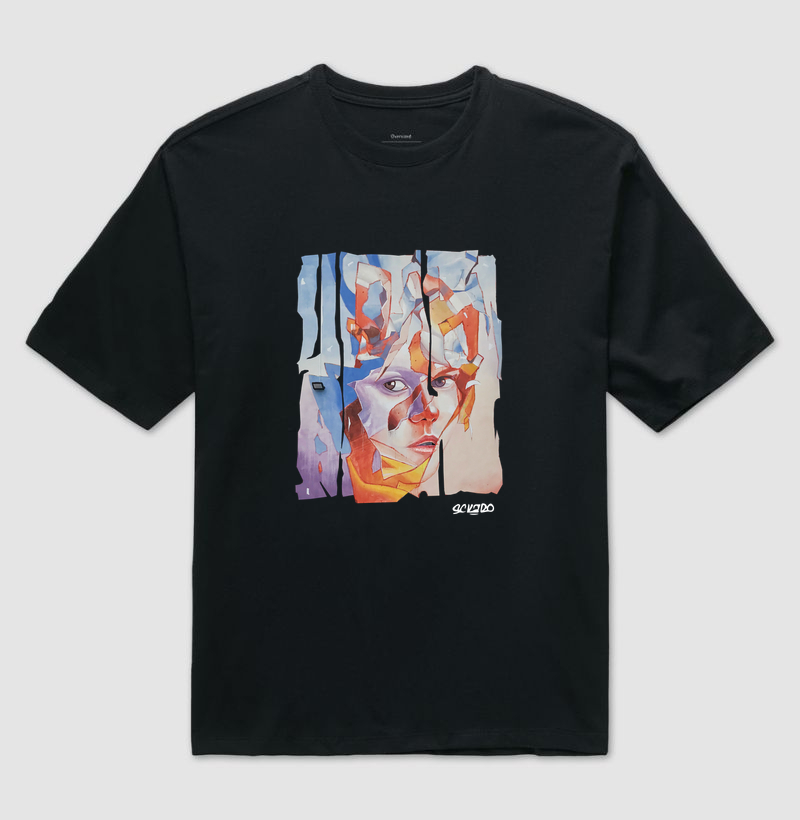 Sckado | Rosto Fragmentado - Camisetas (Clássica Masculino e Feminina)