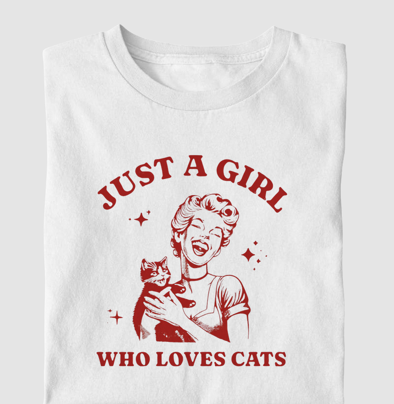Apenas uma garota que ama gatos