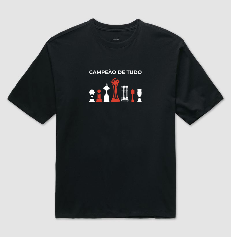 Camiseta Oversized Campeão de Tudo