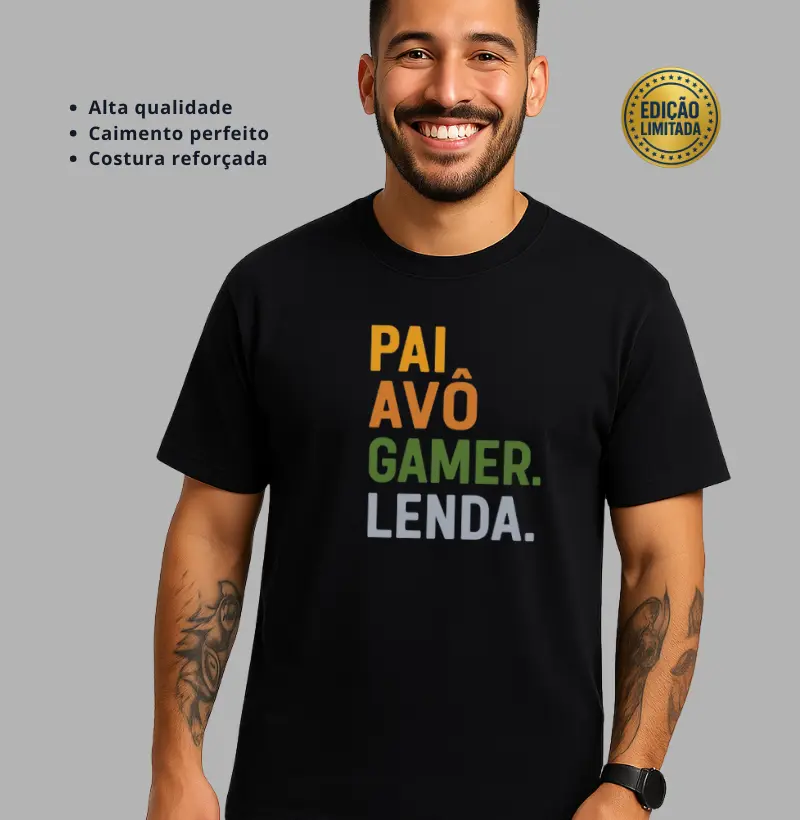 PAI AVÔ GAMER LENDA