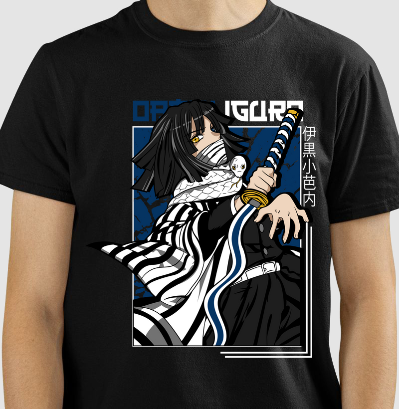 Camiseta Obanai Iguro - Demon Slayer