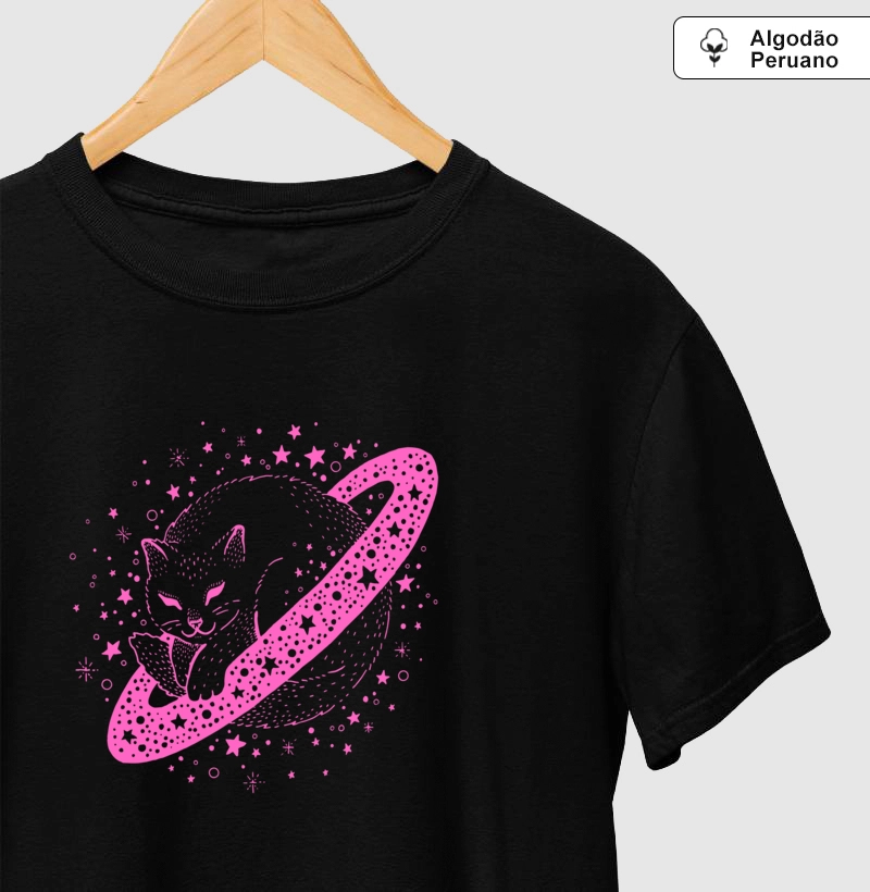 Planeta Gato - Produto Premium - Algodão Peruano