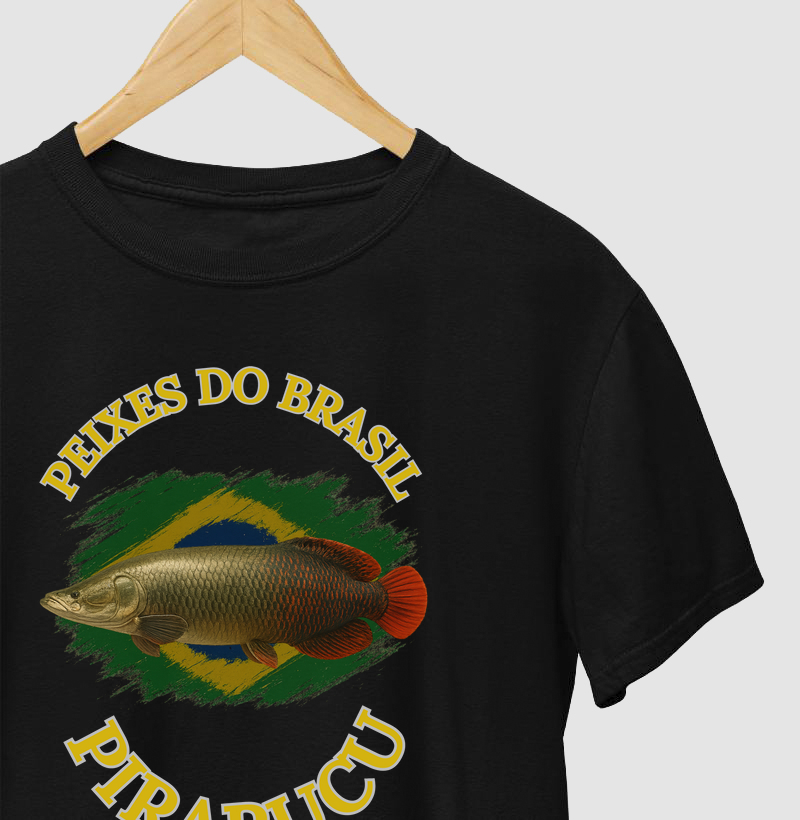 CAMISETA PEIXES DO BRASIL PIRARUCU