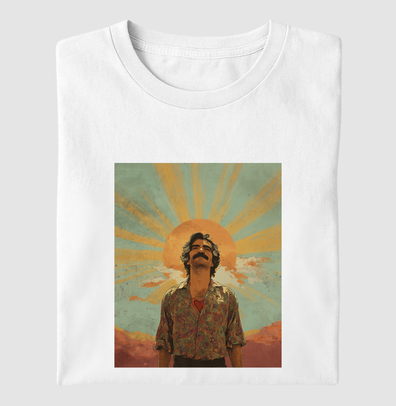 Camiseta Belchior - De que lado nasce o Sol