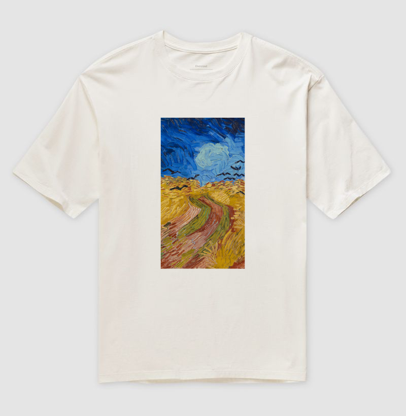 Wheatfield with Crows