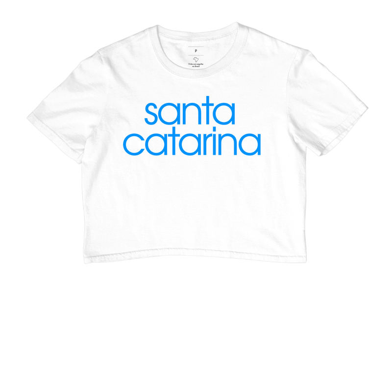 Santa Catarina Estampa Azul