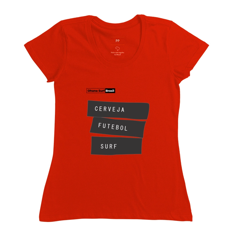 Camiseta Cerveja Futebol Surf
