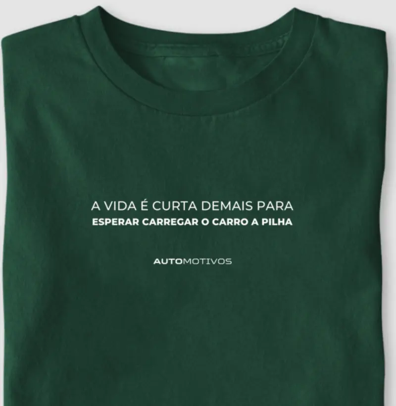 A Vida É Curta Demais para Carregar Carro a Pilha