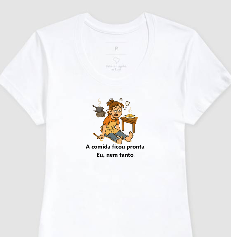 A comida ficou pronta