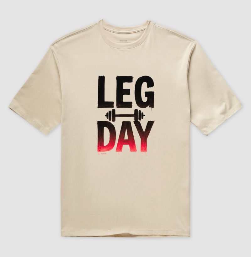 Leg Day preto/vemelho