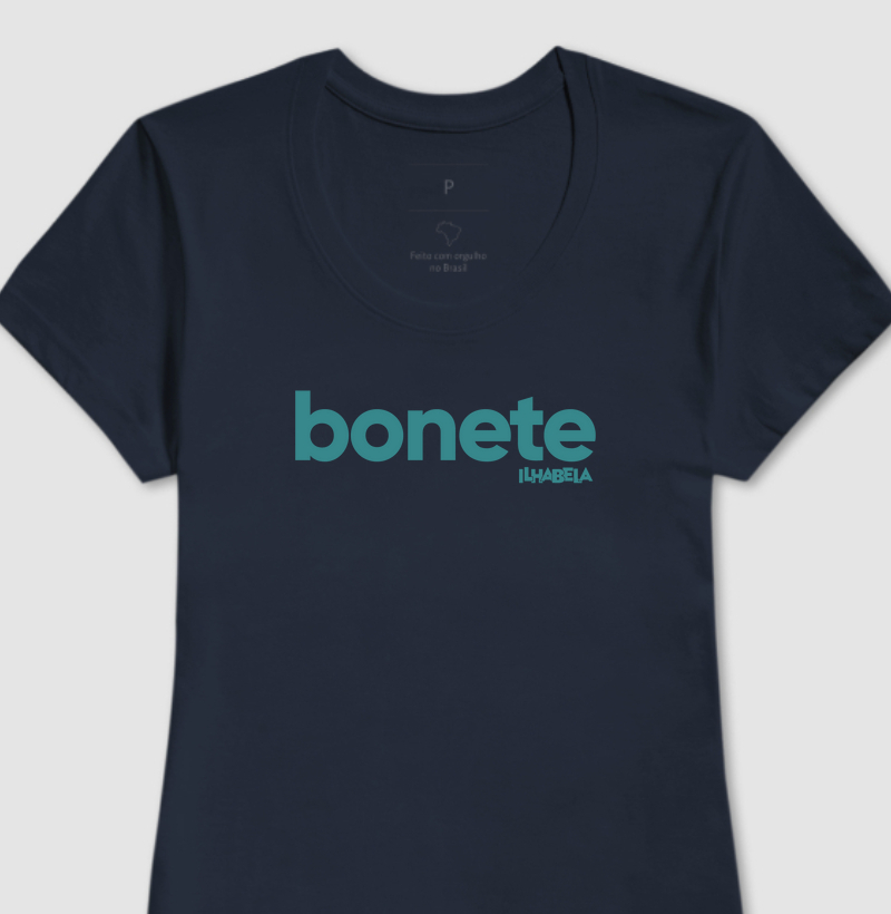 Camiseta Praia do Bonete Ilhabela Baby Look