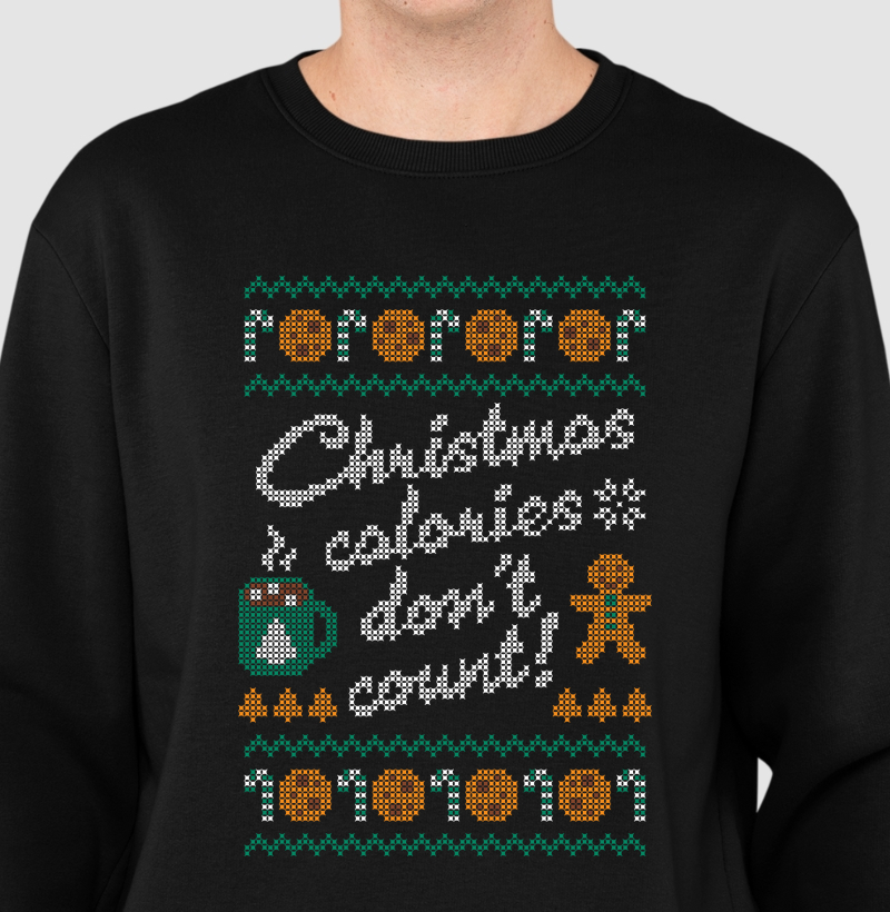 Suéter Moletom Natal Calorias 2