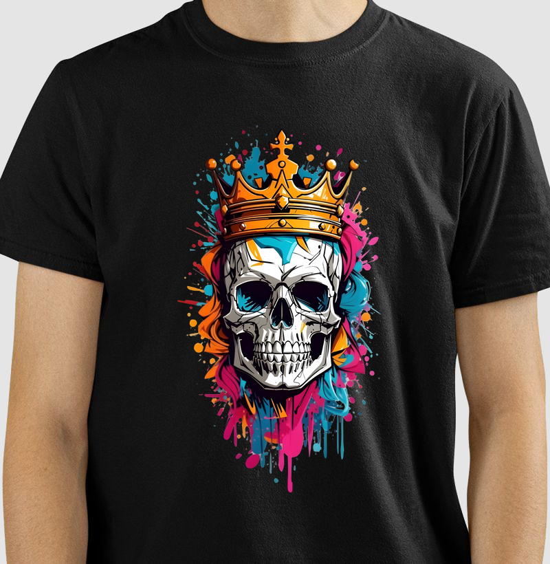 Camiseta King Skull