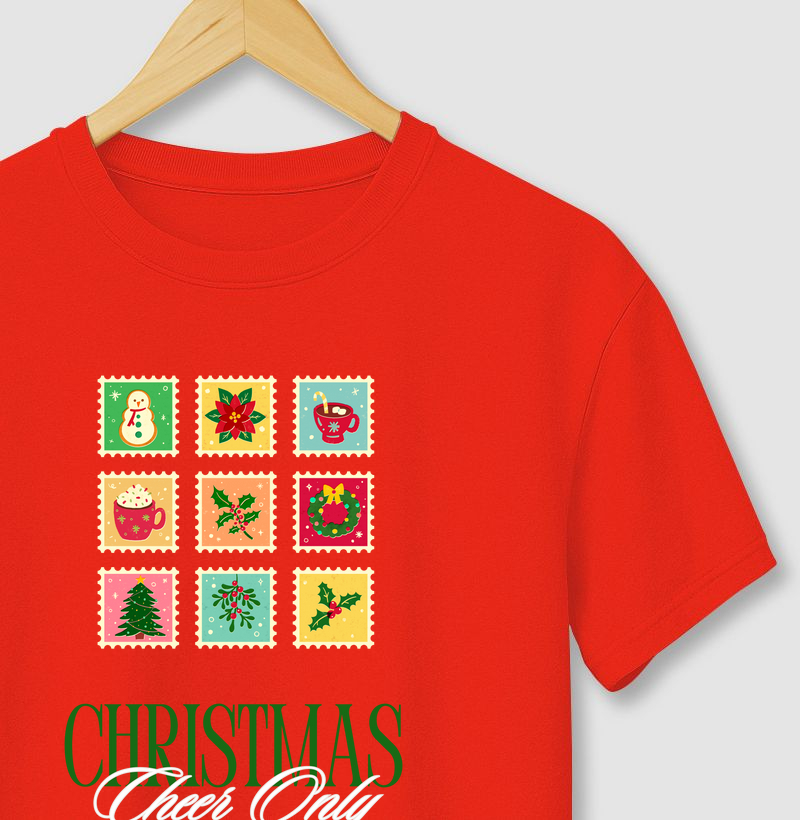 Camiseta Christmas Stamps – Snnif Natal