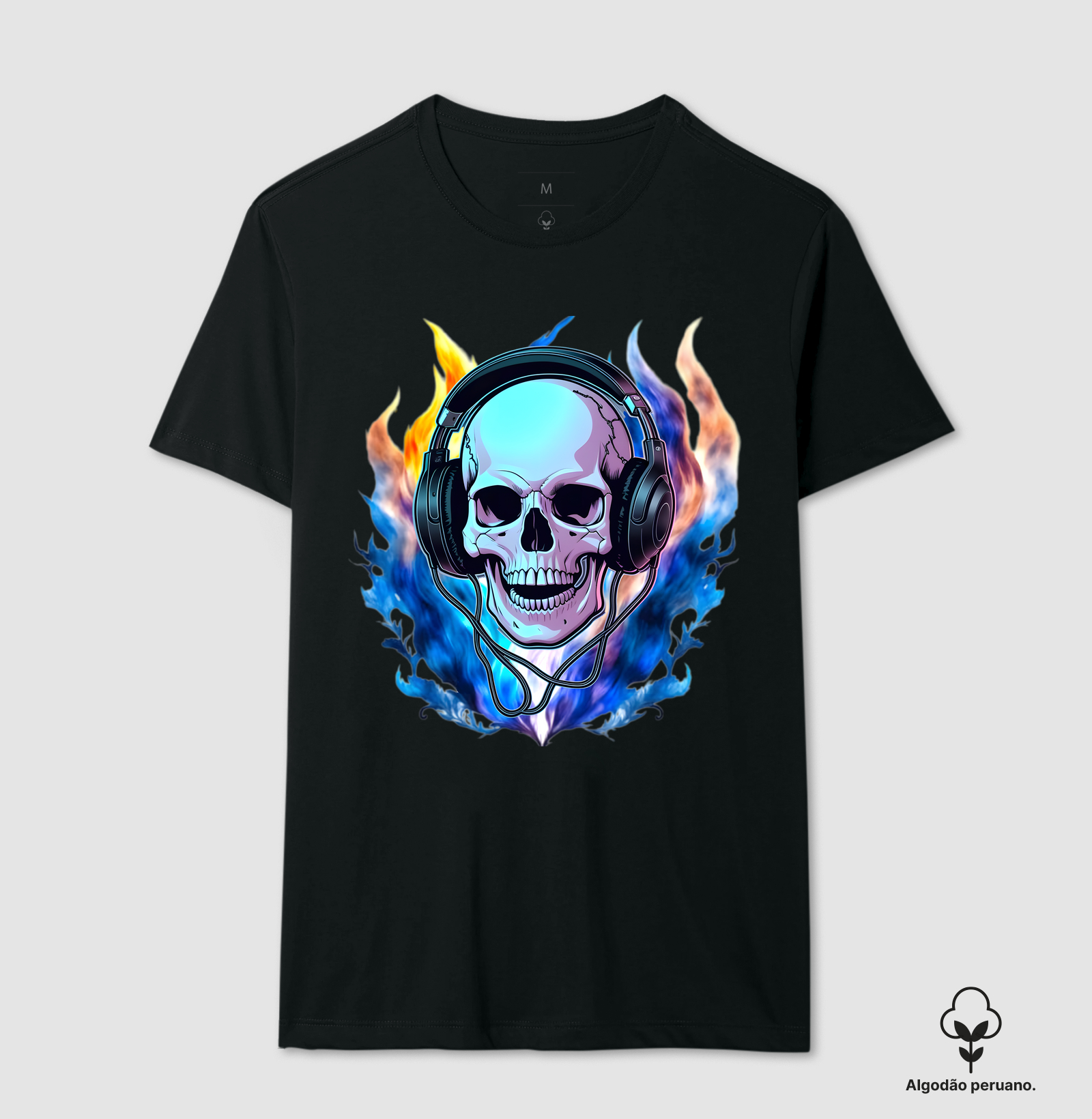 Blue skull