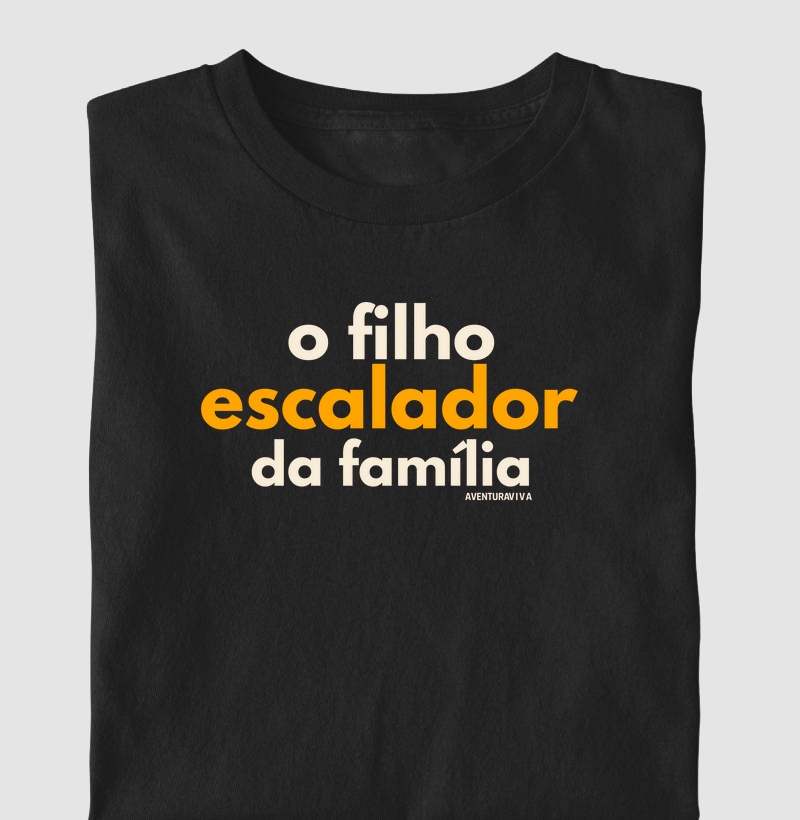 O filho escalador da família