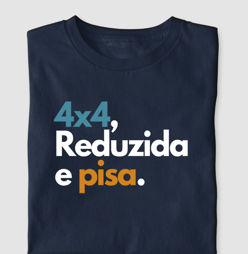 4x4 reduzida e pisa