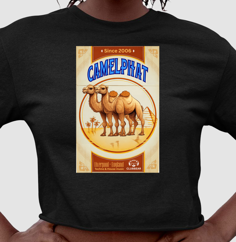 Camiseta Cropped CamelPhat vintage